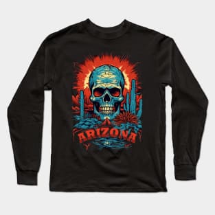 Arizona - Skull Long Sleeve T-Shirt